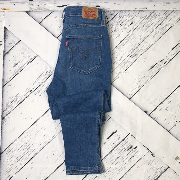 Levi's Denim - LEVI’S 721 High Rise Button Fly Ankle Skinny Jeans